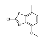 Benzothiazole, 2-chloro-4-methoxy-7-methyl- (9CI) structure