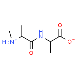 D-Alanine,N-(N-methyl-L-alanyl)- (9CI) Structure