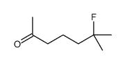 6-fluoro-6-methylheptan-2-one Structure