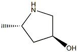 (3S,5S)-5-Methylpyrrolidin-3-ol结构式