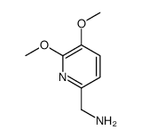 (5,6-二甲氧基吡啶-2-基)甲胺结构式