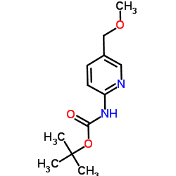 2-Methyl-2-propanyl [5-(methoxymethyl)-2-pyridinyl]carbamate结构式