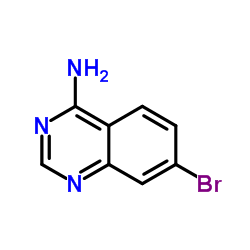 4-氨基-7-溴喹唑啉结构式