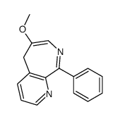 6-methoxy-9-phenyl-5H-pyrido[2,3-c]azepine Structure