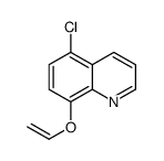 5-chloro-8-ethenoxyquinoline结构式