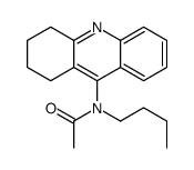 N-butyl-N-(1,2,3,4-tetrahydroacridin-9-yl)acetamide结构式