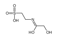 2-[(2-hydroxyacetyl)amino]ethanesulfonic acid结构式