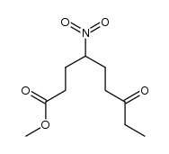 methyl 4-nitro-7-oxononanoate结构式