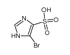 5-bromo-1(3)H-imidazole-4-sulfonic acid Structure