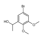1-(5-bromo-2,3-dimethoxyphenyl)ethan-1-ol结构式
