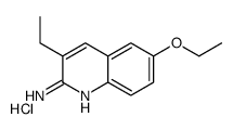 2-Amino-3-ethyl-6-ethoxyquinoline hydrochloride Structure