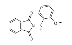 2-((2-Methoxyphenyl)amino)-1H-isoindol-1,3-(2H)-dion Structure