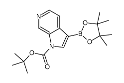 3-(4,4,5,5-四甲基-1,3,2-二氧硼杂环戊烷-2-YL)-1H-吡咯并[2,3-C]吡啶-1-羧酸叔丁酯图片