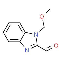 1H-Benzimidazole-2-carboxaldehyde,1-(methoxymethyl)-(9CI) structure