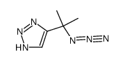 4-(1-azido-1-methylethyl)-1H-1,2,3-triazole结构式