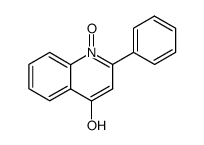 2-phenyl-quinolin-4-ol-1-oxide结构式