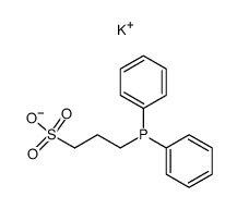 1-potassium sulfonato-3-diphenylphosphino-propane结构式