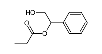 Propionic acid 2-hydroxy-1-phenyl-ethyl ester Structure