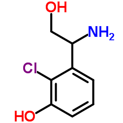 3-(1-Amino-2-hydroxyethyl)-2-chlorophenol Structure
