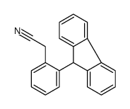 2-[2-(9H-fluoren-9-yl)phenyl]acetonitrile结构式