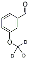 间甲氧基苯甲醛-D3结构式
