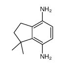 3,3-dimethyl-1,2-dihydroindene-4,7-diamine Structure