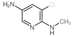 N-(5-Amino-3-chloro-2-pyridinyl)-N-methylamine Structure