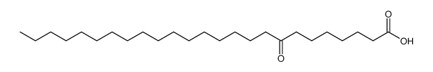 8-oxo-pentacosanoic acid Structure