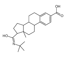 17-(N-t-butylcarboxamide)estra-1,3,5(10)-triene-3-carboxylic acid Structure