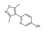 6-(3,5-dimethyl-1,2-oxazol-4-yl)pyridin-3-ol结构式