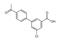 3-(4-acetylphenyl)-5-chlorobenzoic acid Structure