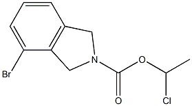 1-chloroethyl 4-bromoisoindoline-2-carboxylate Structure