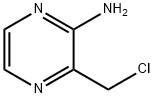 3-(chloromethyl)pyrazin-2-amine结构式