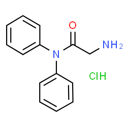 2-Amino-N,N-diphenylacetamide hydrochloride structure