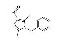 1-(1-benzyl-2,5-dimethylpyrrol-3-yl)ethanone Structure
