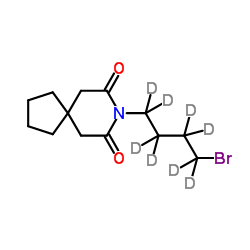 8-[4-Bromo(2H8)butyl]-8-azaspiro[4.5]decane-7,9-dione结构式