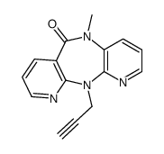 5-methyl-11-prop-2-ynyldipyrido[2,3-b:3',2'-e][1,4]diazepin-6-one Structure