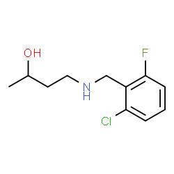 4-[(2-Chloro-6-fluorobenzyl)amino]-2-butanol Structure