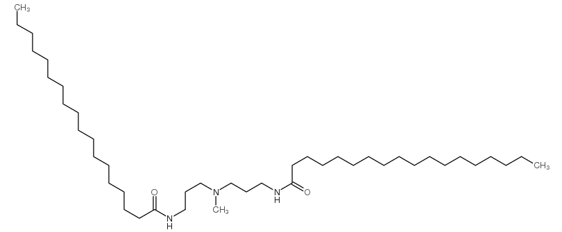 N,N'-[(methylimino)bis(trimethylene)]bis(stearamide) Structure