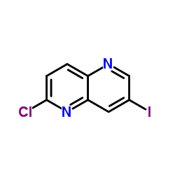 2-Chloro-7-iodo-1,5-naphthyridine Structure