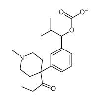 [2-methyl-1-[3-(1-methyl-4-propanoylpiperidin-4-yl)phenyl]propyl] carbonate结构式