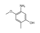 Phenol,5-amino-4-methoxy-2-methyl-结构式