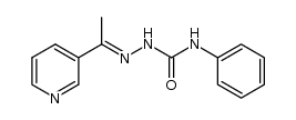 N-phenyl-2-(1-(pyridin-3-yl)ethylidene)hydrazinecarboxamide结构式