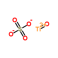 Oxotitanium(2+) sulfate structure