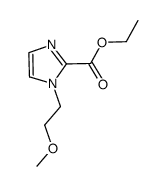 ethyl 1-(2-methoxyethyl)-1H-imidazole-2-carboxylate结构式