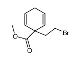 methyl 1-(2-bromoethyl)cyclohexa-2,5-diene-1-carboxylate Structure