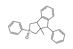 3,10-diphenyl-1-methyl-benzo-3-phosphabicyclo<3.3.0>oct-6-ene 3-oxide结构式