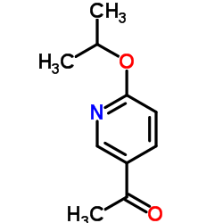 1-(6-Isopropoxy-3-pyridinyl)ethanone结构式