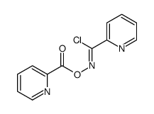 [[chloro(pyridin-2-yl)methylidene]amino] pyridine-2-carboxylate结构式