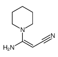 3-amino-3-piperidin-1-ylprop-2-enenitrile Structure